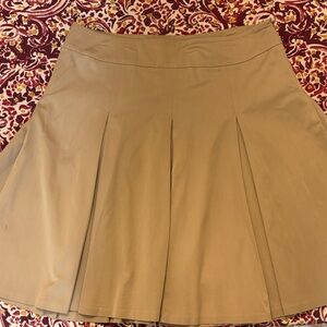 LOFT Classic Beige A-Line Skirt
